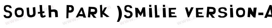 South Park )Smilie version字体转换
